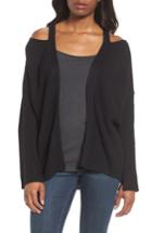 Women's Rdi Cutout Cardigan - Black