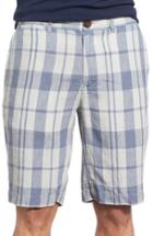 Men's Surfside Supply Plaid Linen Shorts