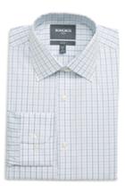 Men's Bonobos Bower Slim Fit Stretch Check Dress Shirt 33 - Blue