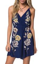 Women's O'neill Shawnie Floral Print Woven Dress - Blue