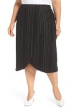 Women's Leith Side Tie Midi Skirt - Black