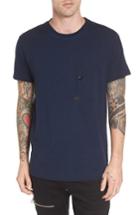 Men's G-star Raw Stalt Pocket T-shirt, Size - Blue