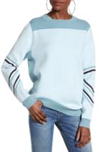 Women's Vero Moda Dama Banning Stripe Detail Sweater - Blue