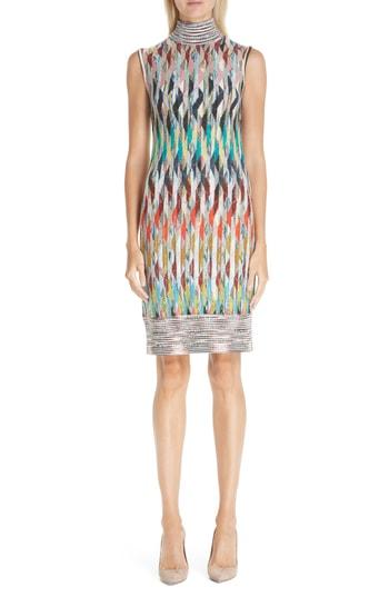 Women's Missoni Knit Turtleneck Dress Us / 38 It - Ivory