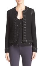 Women's L'agence Whipstitch Trim Jacket