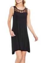 Women's Vince Camuto Eyelet Panel Dress - Black