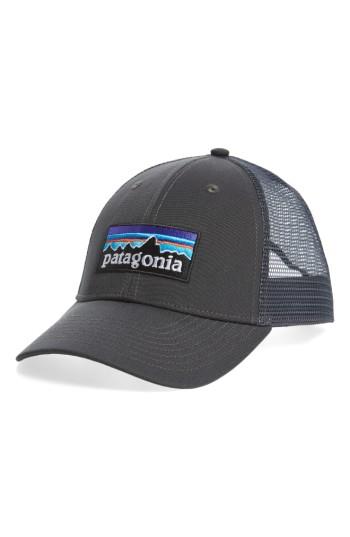 Men's Patagonia 'pg - Lo Pro' Trucker Hat - Grey