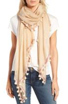 Women's La Fiorentina Tassel Scarf, Size - Beige