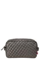 Steph & Co. 'viveca' Quilted Black Cosmetics Case