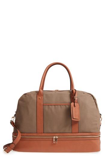 Sole Society Faux Leather Weekend Bag - Green