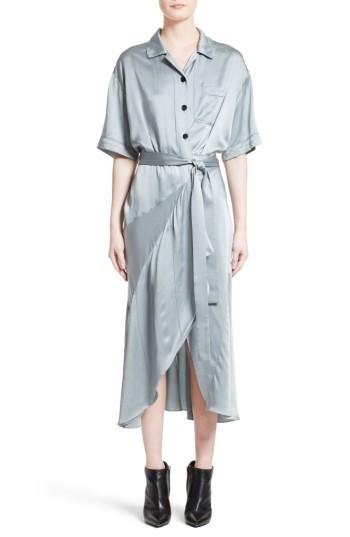 Women's Burberry Emily Silk Shirtdress