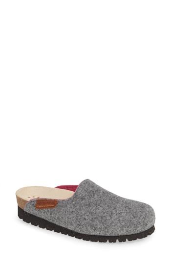 Women's Mephisto Thea Boiled Wool Clog M - Grey