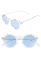 Women's Bp. 45mm Clear Plastic Small Round Sunglasses - Clear/ Blue