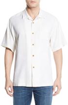 Men's Tommy Bahama 'rio Fronds' Regular Fit Silk Camp Shirt - White