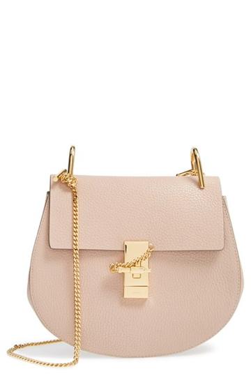Chloe 'drew' Leather Crossbody Bag - Pink