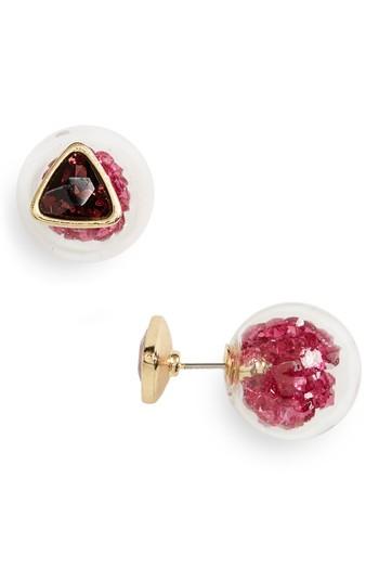 Women's Cara Stone Front/back Earrings