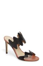 Women's Francesco Russo Zigzag Sandal Us / 35eu - Black