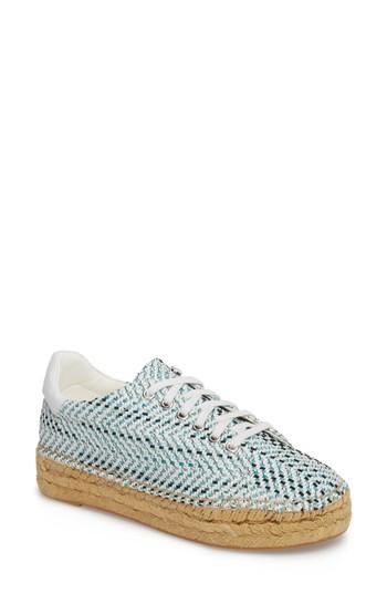Women's Marc Fisher Ltd Mandi Espadrille Sneaker M - Blue