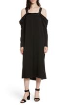 Women's Elizabeth And James Fynn Embellished Cold Shoulder Midi Dress - Black