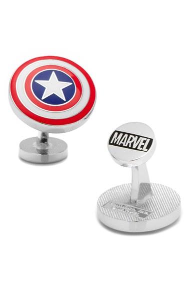 Men's Cufflinks, Inc. 'captain America Shield' Cuff Links