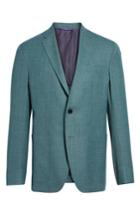 Men's Ted Baker London Kyle Trim Fit Wool Blazer S - Blue/green