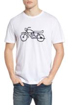 Men's French Connection Motorcycle Crewneck T-shirt - White