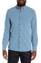 Men's Ted Baker London Fyrpol Flower Print Slim Fit Sport Shirt (s) - Blue