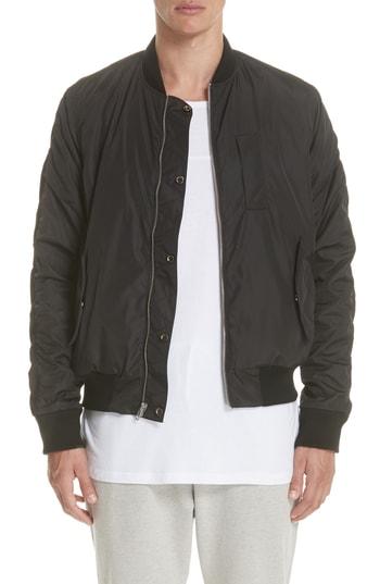 Men's Stampd Classic Bomber Jacket - Black