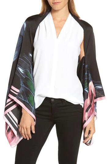 Women's Ted Baker London Eden Silk Cape Scarf