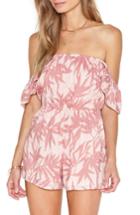 Women's Amuse Society Estrella Off The Shoulder Romper - Pink