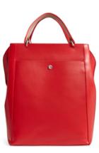 Elizabeth And James Large Eloise Leather Tote - Red