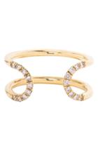 Women's Mociun 'pave Loop' Diamond Open Ring