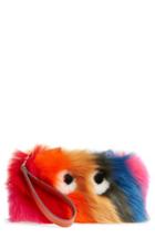 Anya Hindmarch Creeper Genuine Shearling Clutch - None