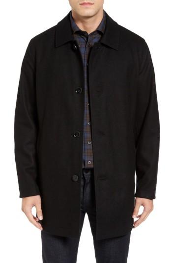 Men's Cole Haan Reversible Wool Blend Overcoat