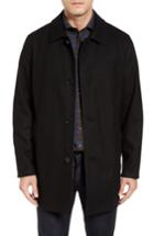 Men's Cole Haan Reversible Wool Blend Overcoat