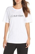 Women's Calvin Klein Monogram Lounge Tee - White