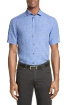 Men's Armani Collezioni Chambray Sport Shirt