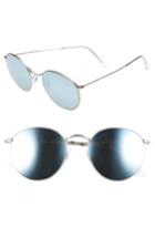 Women's Ray-ban Icons 53mm Retro Sunglasses - Silver Mirror