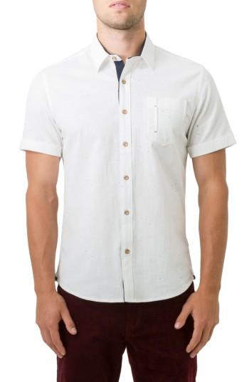 Men's 7 Diamonds Mystic Traveler Woven Shirt - White