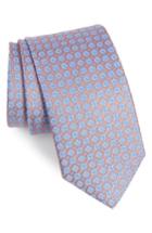 Men's Eton Neat Silk Tie, Size - Orange