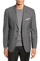 Men's John W. Nordstrom Traditional Fit Check Wool Sport Coat R - Grey