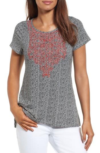 Women's Thml Embroidered Knit Top - White