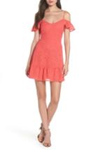 Women's Bb Dakota Drunk In Love Eyelet Dress - Coral