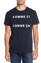 Men's French Connection Comme Ci Comme Ca Fit T-shirt, Size Large - Blue