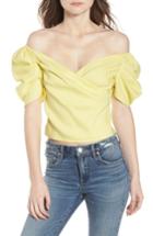 Women's Leith Off The Shoulder Top - Yellow