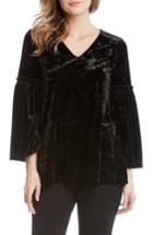 Women's Karen Kane Bell Sleeve Velvet Top