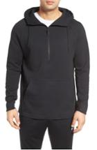 Men's Nike Half-zip Pullover Hoodie - Black