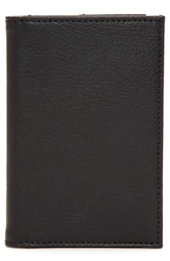 Men's Wolf Howard Passport Case - Black