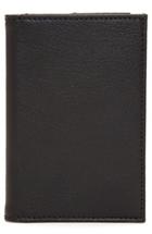 Men's Wolf Howard Passport Case - Black