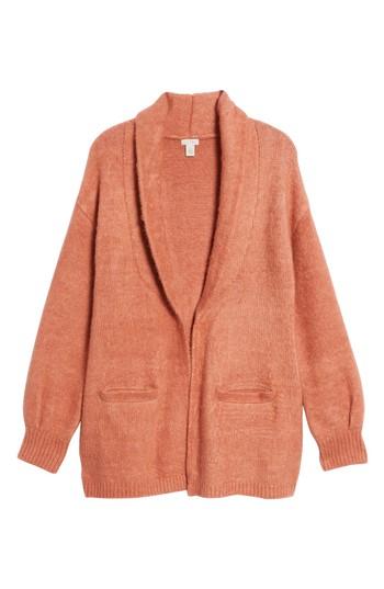 Women's Hinge Swing Cardigan /small - Orange